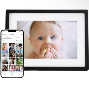 Skylight Digital Picture Frame - WiFi Enabled upLoad from Phone, Touch Screen